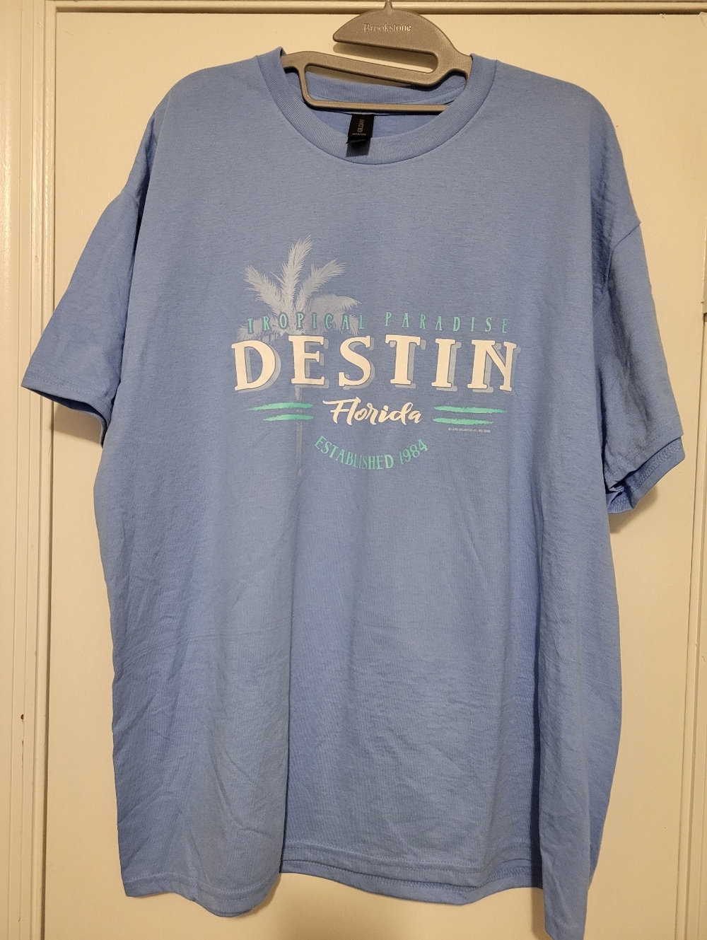 Destin Florida Graphic Tee - Light Blue